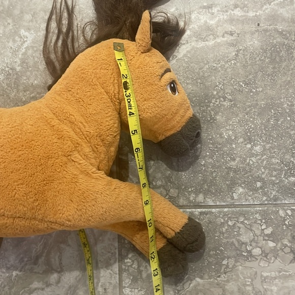 Dreamworks Spirit Horse Brown Plush Large Laying Down 2018 - Picture 10 of 10